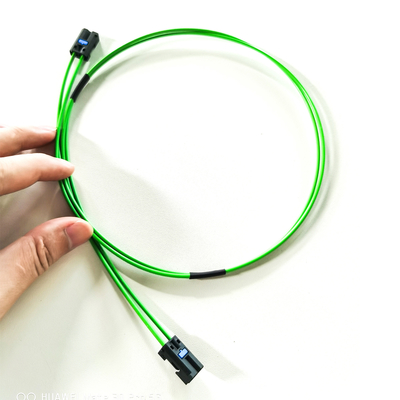 Adaptateur femelle de câble vert olive de contournement de boucle de fibre optique de 22 cm pour BGM Mercedes