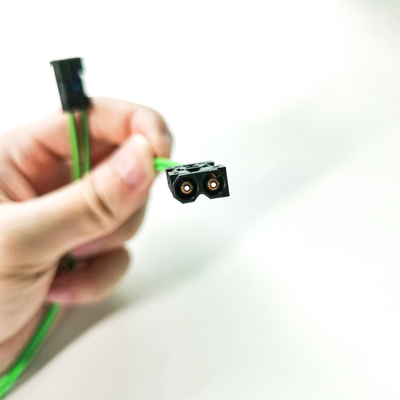 Adaptateur femelle de câble vert olive de contournement de boucle de fibre optique de 22 cm pour BGM Mercedes