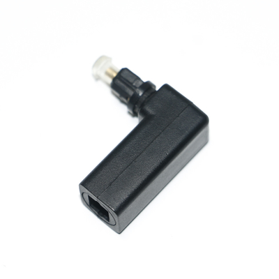Toslink femelle vers Toslink mâle optique 90 degrés Angle droit câble Audio adaptateur stéréo Audio convertisseur 360 tourne