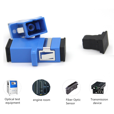 Adaptateur de connecteur de fibre optique SC SC/UPC SM Bride Monomode Simplex SC-SC APC Coupleur