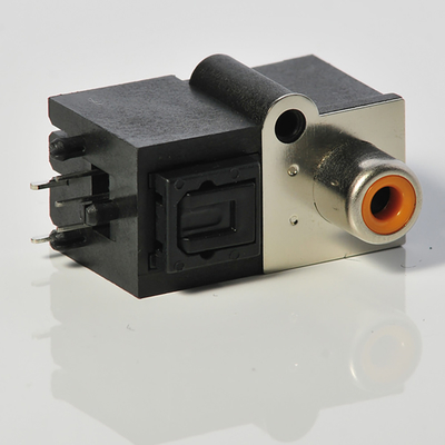 AV-GQR05B Optica Jeck 25Mbps 3-5V connecteur Toslink optique numérique prise femelle verticale