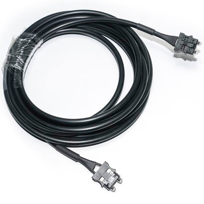 câble noir OD4.0 de fibre optique servo de 180dB/Km pour l'essai d'équipement, système servo de connecteur de machine