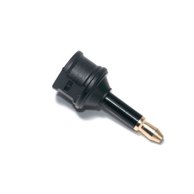 Adaptateur audio à fibre optique Toslink de sortie d'usine 3.5mini Port d'extension carré à la conversion à fibre optique