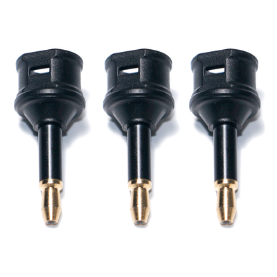 Adaptateur audio à fibre optique Toslink de sortie d'usine 3.5mini Port d'extension carré à la conversion à fibre optique