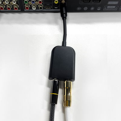 Digital Toslink Fiber Optical Splitter 1 in 2 Out Audio Adapter Cable Signal Enhancement