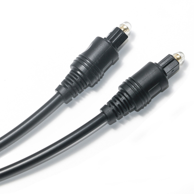 [Sortie d'usine] Toslink câble Audio optique numérique câble noir OD4.0 PVC pour barre de son TV récepteur AV Console de jeu