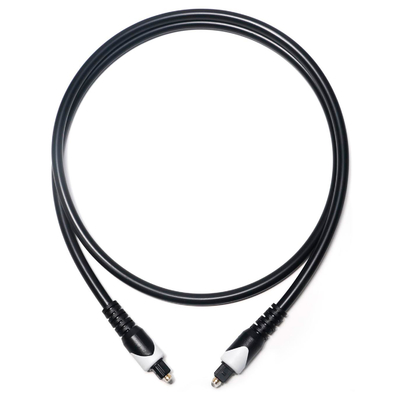 Câble numérique WhiteToslink OD4.0 câble à fibres optiques plaqué LSZH PVC abri prise ronde pour la maison Plaer CD barre de son
