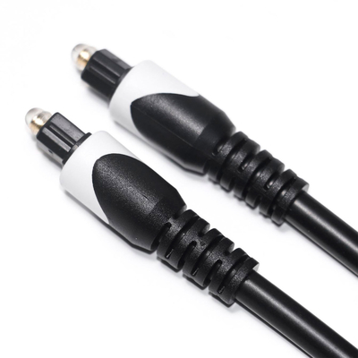 Câble numérique WhiteToslink OD4.0 câble à fibres optiques plaqué LSZH PVC abri prise ronde pour la maison Plaer CD barre de son