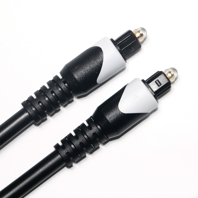 Câble numérique WhiteToslink OD4.0 câble à fibres optiques plaqué LSZH PVC abri prise ronde pour la maison Plaer CD barre de son