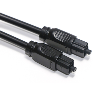 Câble audio numérique de sortie d'usine PVC Toslink plaqué OD 4.0 1.2M pour amplificateur DVD