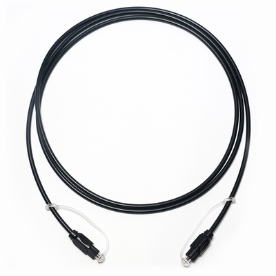 Câble audio numérique de sortie d'usine PVC Toslink plaqué OD 4.0 1.2M pour amplificateur DVD