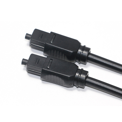 Câble audio numérique de sortie d'usine PVC Toslink plaqué OD 4.0 1.2M pour amplificateur DVD