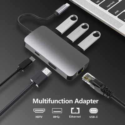 Adaptateur micro-USB C à HDTV Adaptateur USB C pour la projection Mac TV