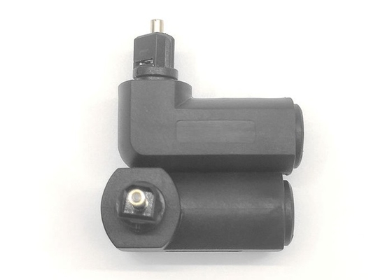 Femelle aux accessoires de fibre optique femelles adaptateur d'angle de 90 degrés