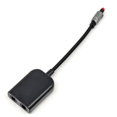 Câble audio optique Toslink pour lecteur domestique, barre de son CD, connecteur plaqué or jaune-noir, longueur 1-30m, diamètre extérieur 4,0mm