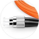 Cable à fibre optique en plastique personnalisé pour une connexion à faible perte dans les réseaux de télécommunications et Ethernet avec connecteurs FC ST LC SC Simplex