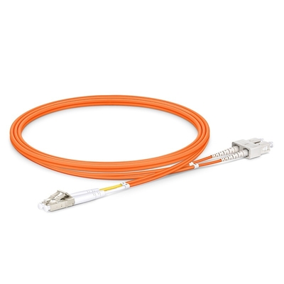 Connexion en fibre optique en plastique simple avec connecteurs FC ST LC SC pour réseaux de télécommunications et Ethernet