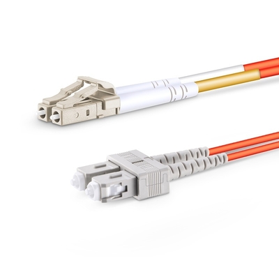 Connexion en fibre optique en plastique simple avec connecteurs FC ST LC SC pour réseaux de télécommunications et Ethernet