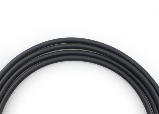 L'or a plaqué 4.0mm câble à fibres optiques de 90 degrés, câble à fibre optique audio de Toslink