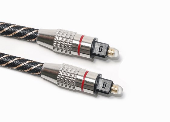 Veste tressée 20KM-60KM Toslink en métal de câble à extrémité élevé des connecteurs FTTB
