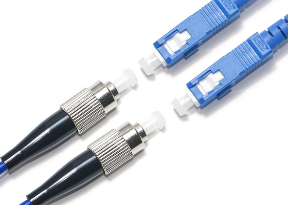Corde de correction optique de fibre du mode unitaire 2mm de SC-FC pour FTTB FTTX