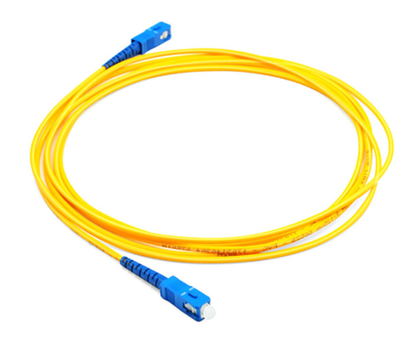 La correction optique jaune de fibre de Dual Core attachent OM3 10 GBP 4CH