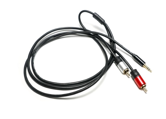 Métal Shell 3,5 millimètres Jack To Optical Cable, 2 en 1 câble à fibres optiques d'écouteur