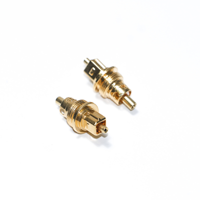 Accessoires de fibre optique de Monoluxtecs, connecteur optique de fibre en métal de Toslink