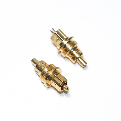 Accessoires de fibre optique de Monoluxtecs, connecteur optique de fibre en métal de Toslink