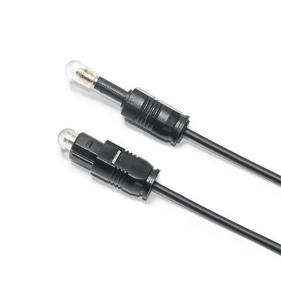 Câble audio optique numérique de sortie d'usine - SPDIF optique numérique Toslink - Mâle ultra-mince-Plus mâle pour mini lecteur