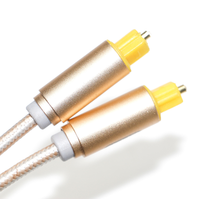 Connecteur de coque en plastique de câble numérique Toslink tressé OD4.0 pour barre de son 1.8M 2.4M 3M