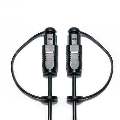Sortie d'usine câble audio optique Toslink PMMA PVC noir avec capuchon anti-poussière extra fin pour barre de son