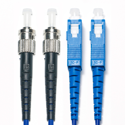 Cordon de raccordement à fibres optiques double Mode SC FC fil bleu OM3 2/2 2.0/3.0mm pour caméra de Surveillance utiliser 3M 5M 8M 10M