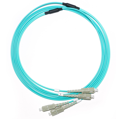 Diamètre extérieur 2.0-3.0mm de la corde de correction optique de fibre de FC OM3 pour l'ordinateur d'intérieur WLAN LAN de caméra de surveillance