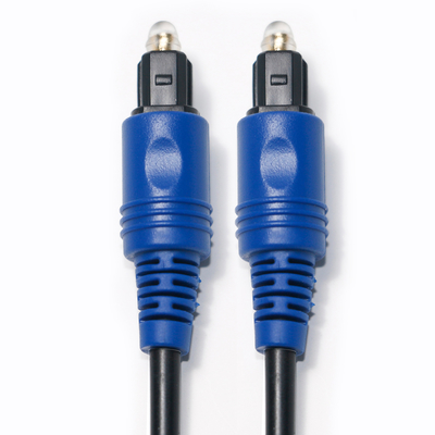Prix ​​​​usine tout nouveau câble à fibre optique numérique Toslink corde en PVC plaqué bleu Shell HiFi Sound pour Home Cinéma