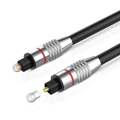 Toslink câble à fibres optiques à 3 cœurs câble à fibres optiques OD 6,0 mm câble audio à fibres optiques numériques
