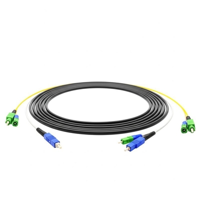 Cable à fibre optique en plastique simplex avec connecteurs FC ST LC SC pour une connexion rapide dans les réseaux de télécommunications et Ethernet