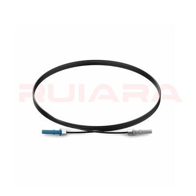 Anti couleur noire électromagnétique de câble optique de fibre de plastique de la vibration PMMA anti