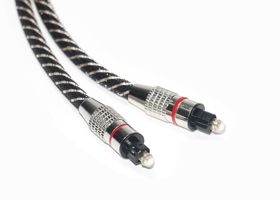 Veste tressée 20KM-60KM Toslink en métal de câble à extrémité élevé des connecteurs FTTB