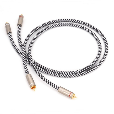 HIFI RCA Jack Câbles 3.5mm À 2RCA Câble Audio Pour TV PC Amplificateur DVD Haut-Parleur